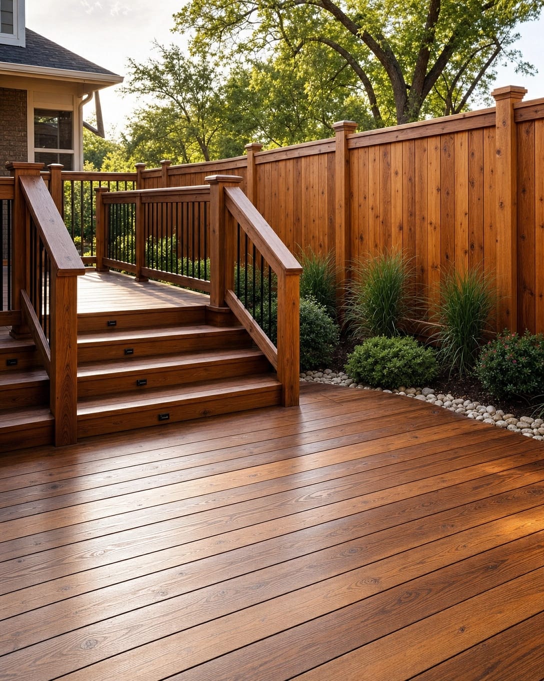 Deck and fence service example