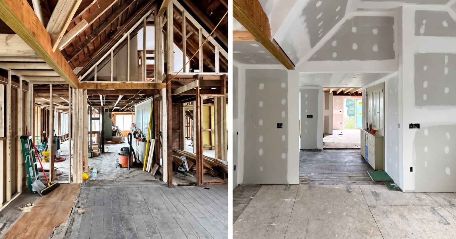 Drywall service example
