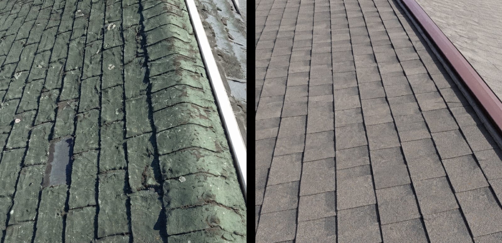 Roof repair and replacement example
