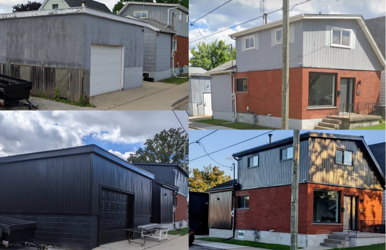 Siding, soffit and fascia repair example